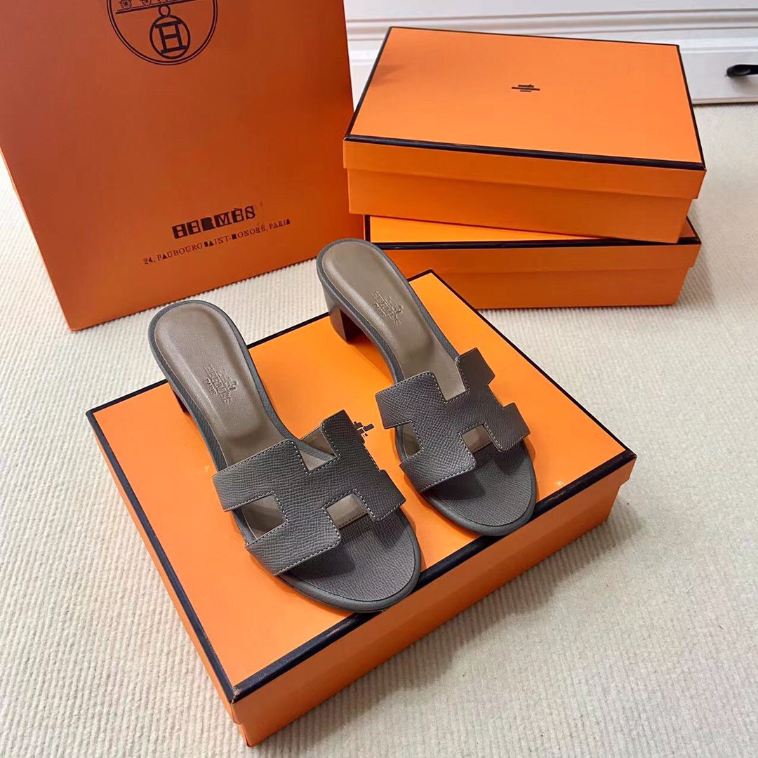 에르메스 올수공 오아시스 슬리퍼 샌들 앱송 37